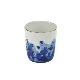 Blue Splash Mug (Set of 6) | Porcelain