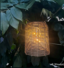 Solar hanglamp wicker.