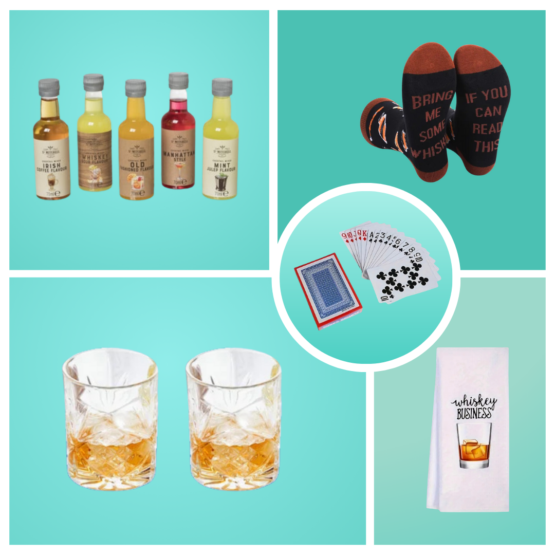 Whiskey & Poker pakket medium 10 items