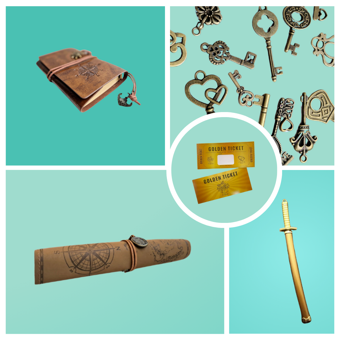 Pirate Treasure pakket medium - 10 items