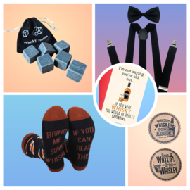Whiskey & Poker pakket klein - 5 items