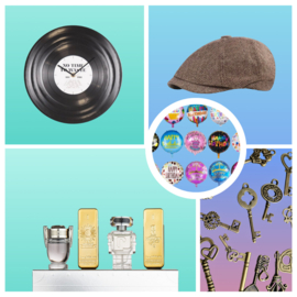 Vintage pakket groot - 15 items