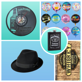 Whiskey & Poker pakket groot - 15 items
