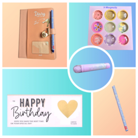 Birthday Queen - cadeaubox medium 10 items