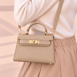 YOU | GRACE Leather Bag Nude