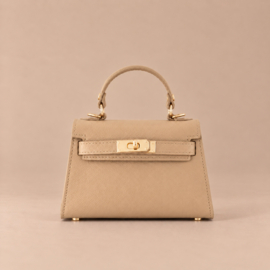 YOU | GRACE Leather Bag Biscuit