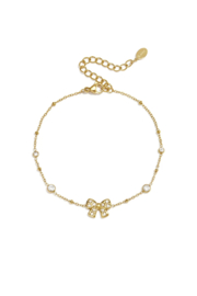 YOU | Bow Charm Bracelet Gold