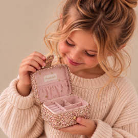 MINI | CONFETTI Glitter Gold Jewellery Box