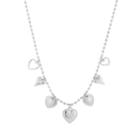YOU | CANDY Hearts Necklace Silver