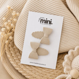 BABY | AMELIE Little Bows Set Nude