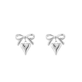YOU | Cute Bow Earrings Silver