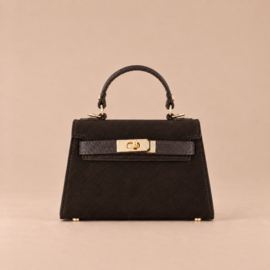 YOU | GRACE Leather Bag Dark Brown Suede