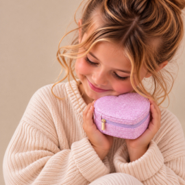 MINI | GLITTER Heart Jewellery Box
