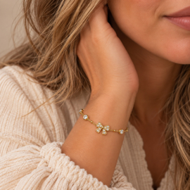 YOU | Bow Charm Bracelet Gold