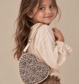 MINI | LAUREN Heart Bag Leopard