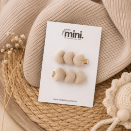 MINI | LARA  Heart Clips Medium