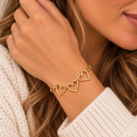 YOU | Triple Hearts Bracelet