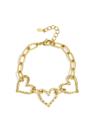YOU | Triple Hearts Bracelet