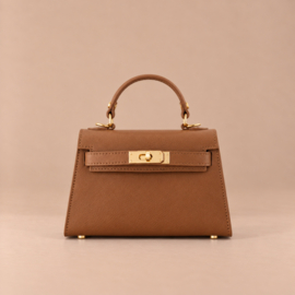 YOU | GRACE Leather Bag Cognac