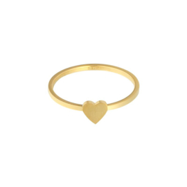YOU| Heart Ring (Goud)
