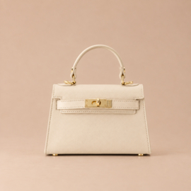 YOU | GRACE Leather Bag Beige