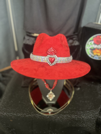 Handmade Red Hat by Sandunga with milagrito