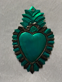 Corazón de hojalata (con espejo) - Heart made of tin (with mirror)