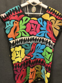 Embroidered blouse multicolor