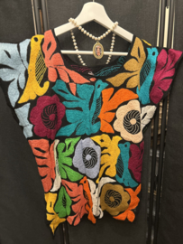 embroidery blouse multicolor