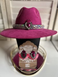 Handmade Pink  Hat by Sandunga with milagrito