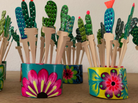 Handcrafted wooden snack picks