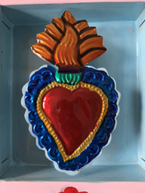 Mexican tin nicho.