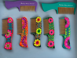 Handcrafted wooden combs