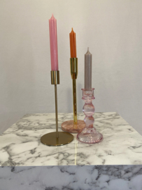 Candleholder Kandall Gold & Pink