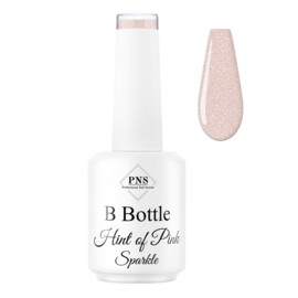 PNS B Bottle Hint Of Pink Sparkle
