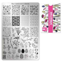 MOYRA Stamping plate 118 Springtime