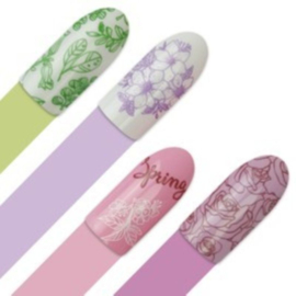Moyra Stamping Plate 140 April + Gratis Try-on plate Sheet
