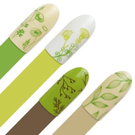 MOYRA Stamping plate  97 Green Leaves 2