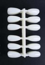 PNS Showtips set 120 stuks Naturel Ovale vorm
