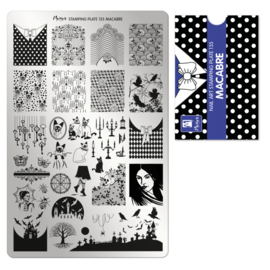 MOYRA Stamping plate 135 Macabre