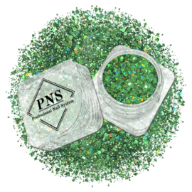 PNS Glitter 20 – Fijne Nail Art Glitter Groen - 0.2mm