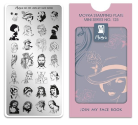 MOYRA Mini Stamping plate 125 Join My Face Book