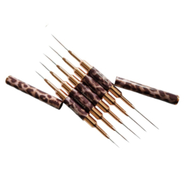 PNS Fine Liner Penselen Set Bruin