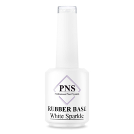 PNS Rubber Base WHite Sparkle