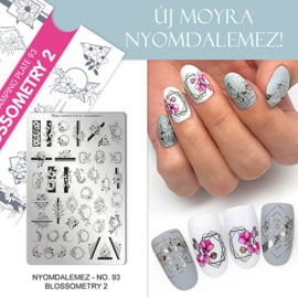 MOYRA Stamping plate  93 Blossometry 2
