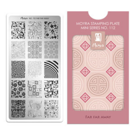 Moyra Mini Stamping Plate 112 Far Far Away