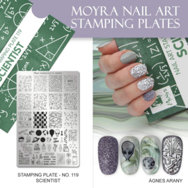 MOYRA Stamping plate 119 Scientist