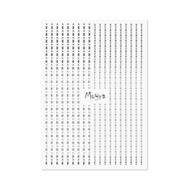 Moyra Nail Art Strips Dots No.02 Silver