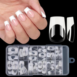 Press On Nail Tips French Square