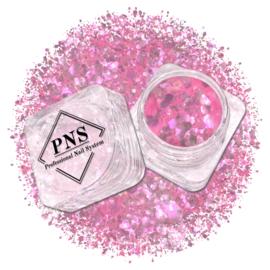 PNS Nail Art Glitter 76 Mix Mat & Shiny - Roze